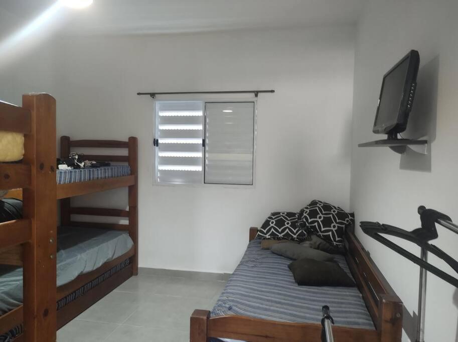 Villa Casa Cond Fechado Com Piscina Diaria Gratis Itanhaém Exterior foto